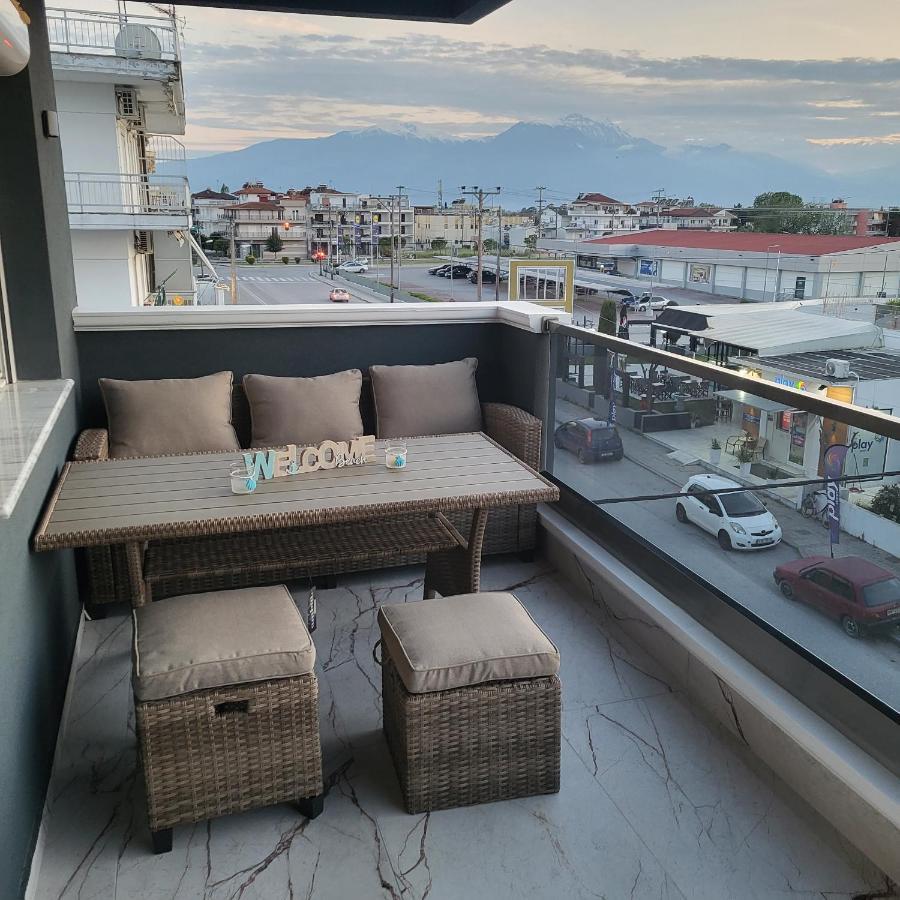 Luksuzni Apartman Harmonija Paralija Paralía Exterior foto